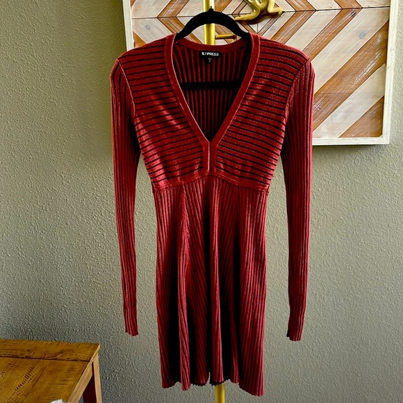 Express Dresses & Skirts - Beautiful Express ribbed dress size small